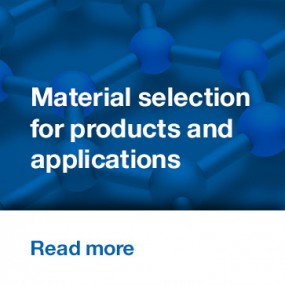 Material selection for products and applications